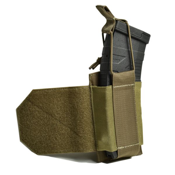 Эластичный боковой левый подсумок для магазинов на липучке Elastic L. Cordura 1000. Цвет Койот Эластичный боковой левый подсумок для магазинов на липучке Elastic L. Cordura 1000. Цвет Койот