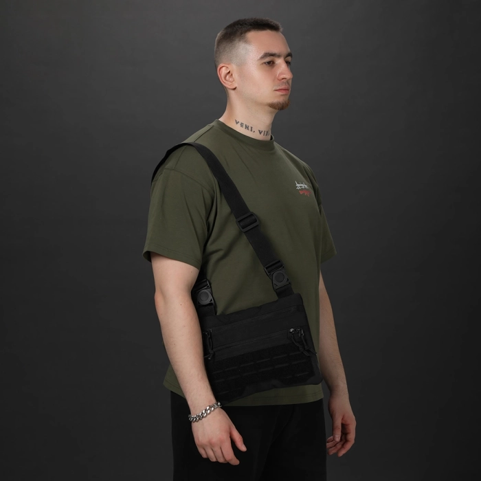 Сумка однолямкова Gig Military Odin М. Чорна