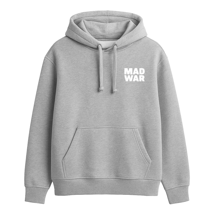 Худі MAD WAR #1. Колір Сірий