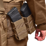 Підсумок для магазинів одинарний відкритий тканевий Stealth PRO. Cordura 1000. Койот