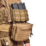 Підсумок для магазинів одинарний відкритий тканевий Stealth PRO. Cordura 1000. Койот