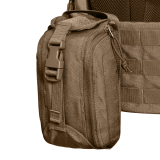 Бронежилет з підсумками 6–го класу MPS warrior pack + Бронеплити + балістичні пакети захист боків та паху 1 клас ДСТУ. Колір Койот