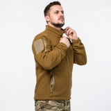 Флісова кофта на блискавці M1014 Tactical Series. Койот