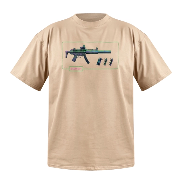 Футболка GIG (MP-5) Оверсайз. Койот
