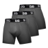 Комплект трусів Dynamic подовжені. Колір Темно-Сірий, 3 шт