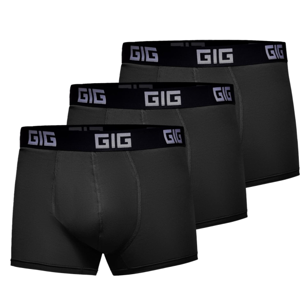 Комплект трусів Dynamic. Чорний, 3 шт