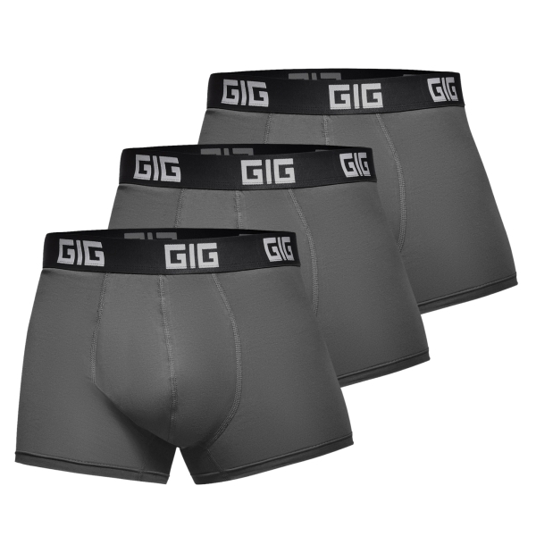 Комплект трусів Dynamic. Темно-Сірий, 3 шт