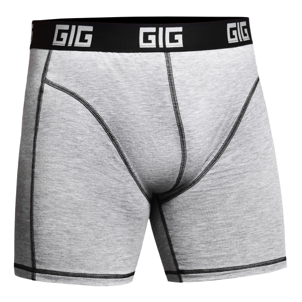 Труси Zero Gig сірі з чорним контуром