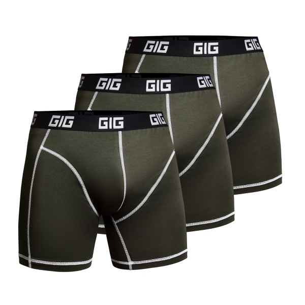 Комплект трусів Zero Gig Ranger Green з білим контуром, 3 шт