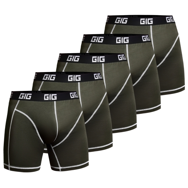 Комплект трусів Zero Gig Ranger Green з білим контуром, 5 шт