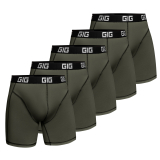 Комплект трусів Zero Gig Ranger Green з чорним контуром, 5 шт