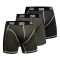 Комплект трусів Zero Gig Ranger Green з чорними та білими контурами, чорні з білими контурами, 3 шт