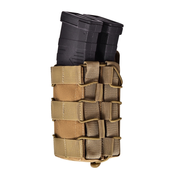 Подвійний відкритий підсумок для магазинів Stealth D. Cordura 1000. Койот