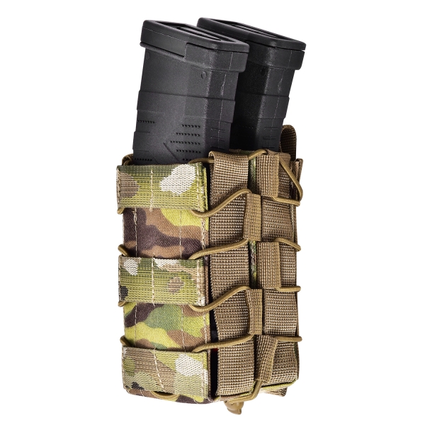Подвійний відкритий підсумок для магазинів Stealth D. Cordura 1000. Колір Мультикам