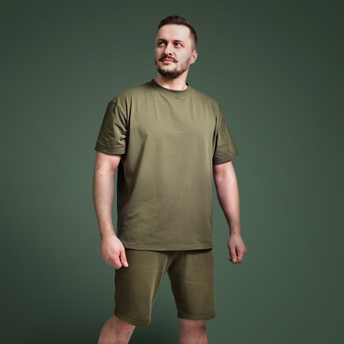 Футболка оверсайз. Колір Олива