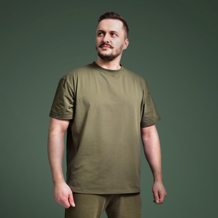 Футболка оверсайз. Колір Олива