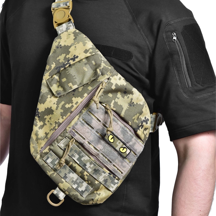 Сумка через плече Gig Military Loki. Піксель