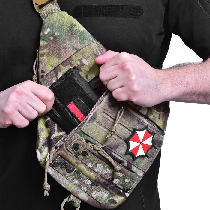 Сумка через плече Gig Military Loki. Мультикам