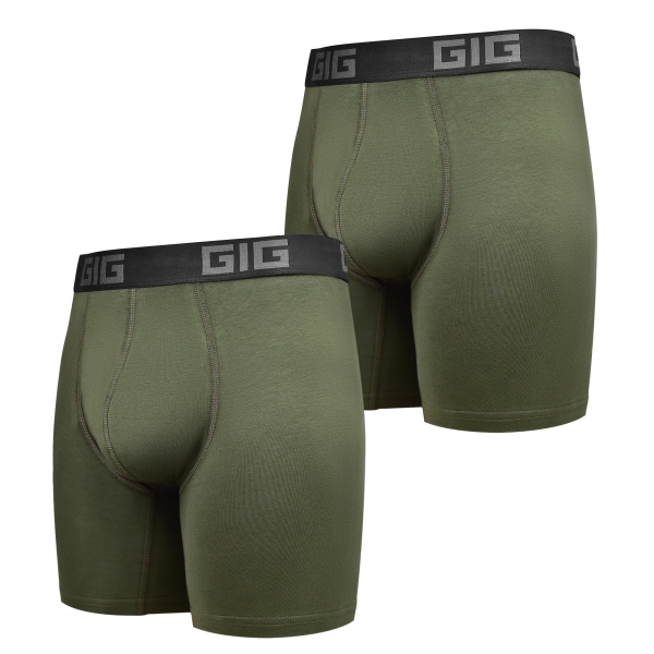 Комплект трусів Dynamic подовжені 2шт. Олива