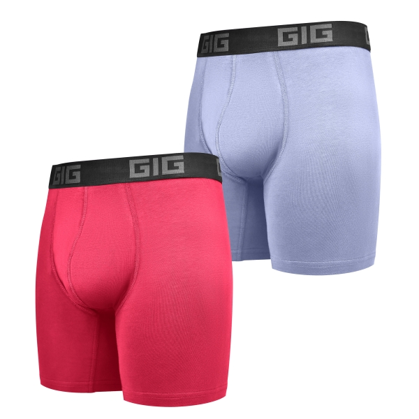 Комплект трусів Dynamic подовжені 2шт. Рожевий, Ліловий