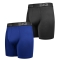 Комплект трусів Dynamic подовжені 2шт. Чорний, Темно-Синій (Сакс)