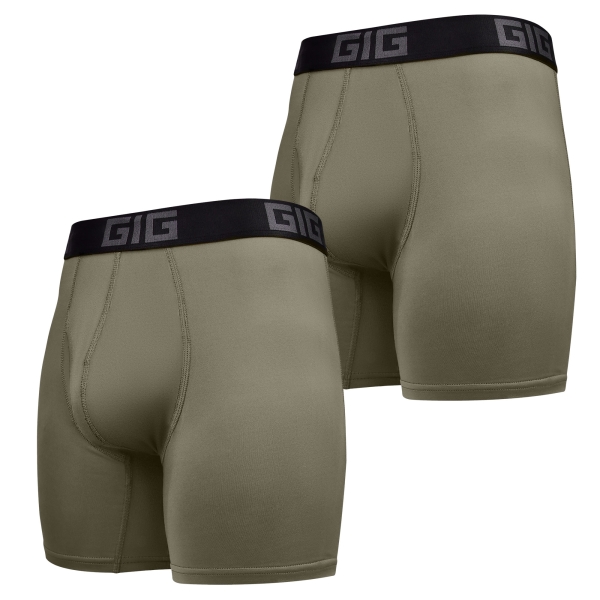 Комплект трусів Dynamic air подовжені 2шт. Олива