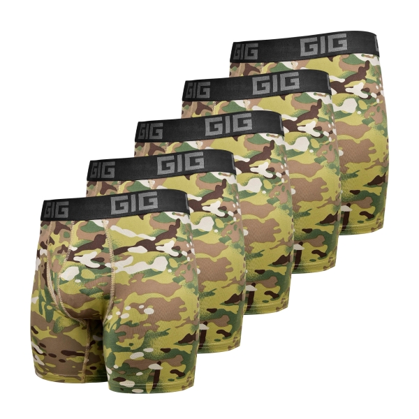 Комплект трусів Dynamic air подовжені. Колір Мультикам, 5 шт