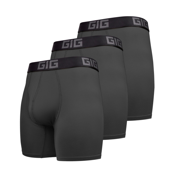 Комплект трусів Freedom Light. Колір Мокрий Асфальт, 3 шт