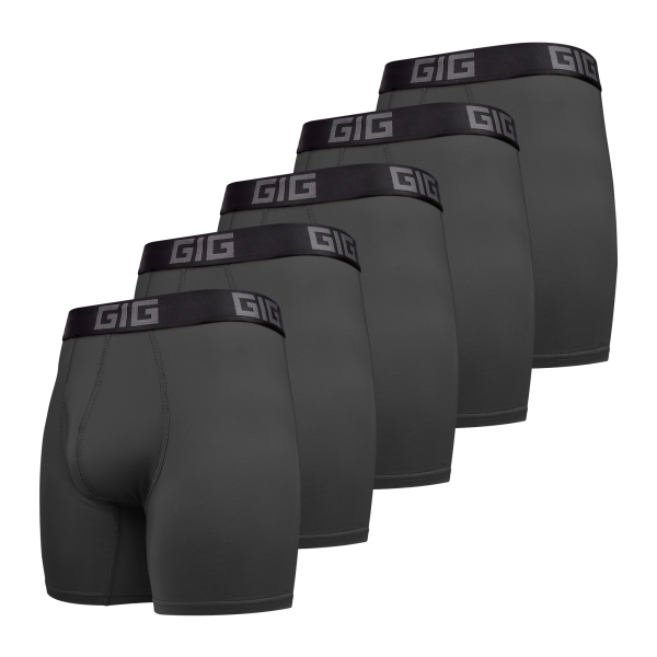 Комплект трусів Freedom Light. Колір Мокрий Асфальт, 5 шт