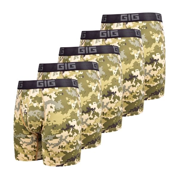 Комплект трусів Dynamic air подовжені. Колір Піксель, 5 шт