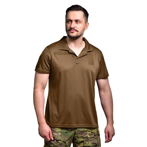 Чоловіче поло Gig Military Delta. Тканина Coolmax. Койот