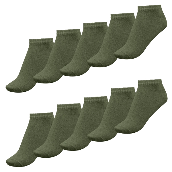 Комплект коротких шкарпеток Gig Military 10 пар. Олива