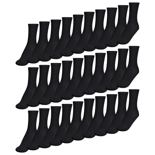 Комплект чоловічих шкарпеток GIG 30 пар. Чорні