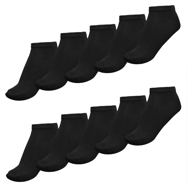 Комплект коротких шкарпеток Gig Military 10 пар. Чорні