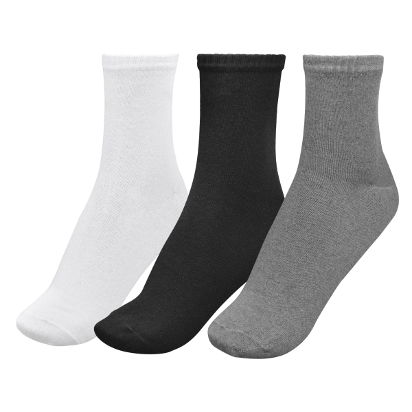 Комплект шкарпеток Gig Military 3 пари. Чорні, Білі, Сірі