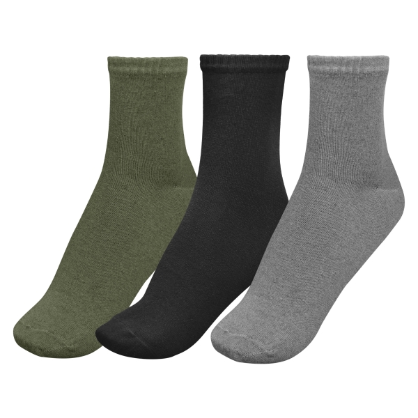 Комплект шкарпеток Gig Military 3 пари. Чорні, Олива, Сірі