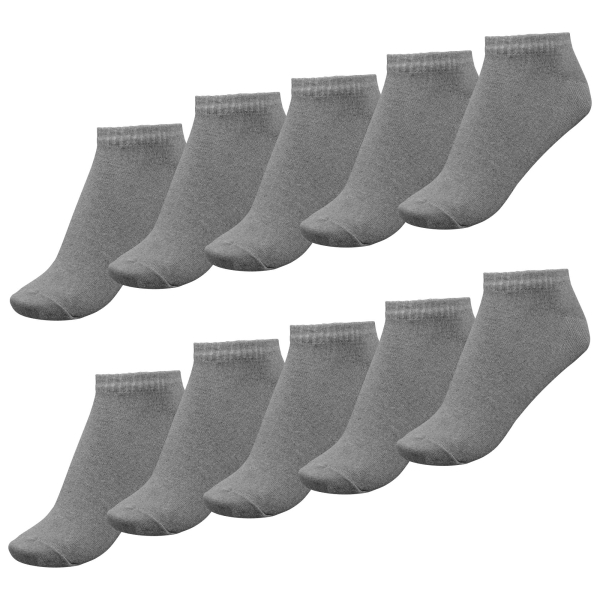 Комплект коротких шкарпеток Gig Military 10 пар. Сірі
