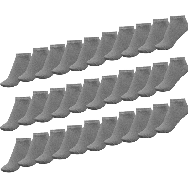 Комплект коротких шкарпеток Gig Military 30 пар. Сірі