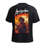 Футболка GIG (Apocalypse Now Samurai) Оверсайз. Чорний