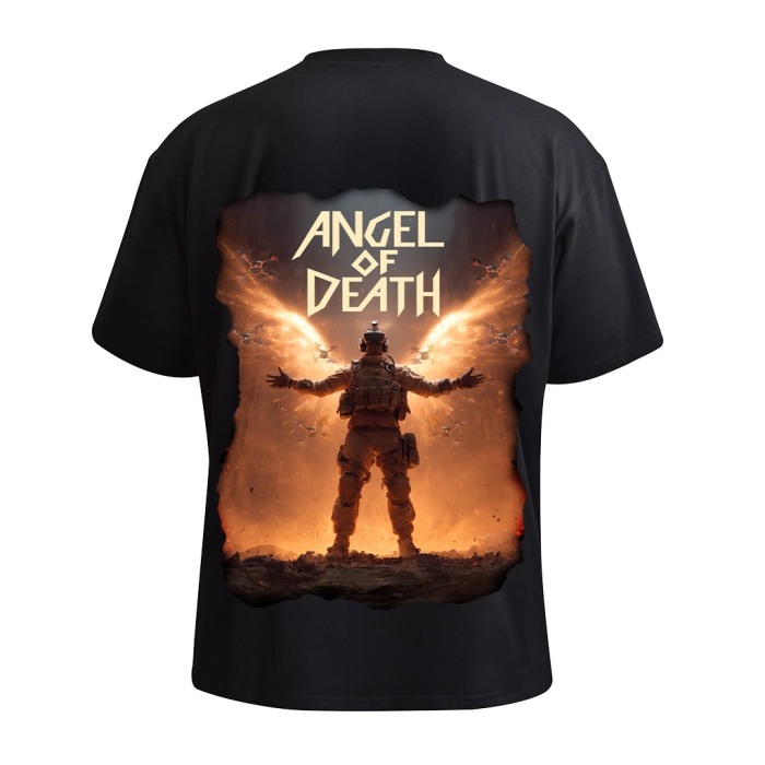 Футболка Andgel of the Death. Чорний