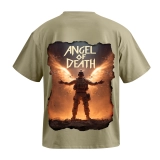 Футболка GIG (Andgel of the Death) Оверсайз. Олива