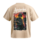 Футболка GIG (Apocalypse Now Warrior) Оверсайз. Койот