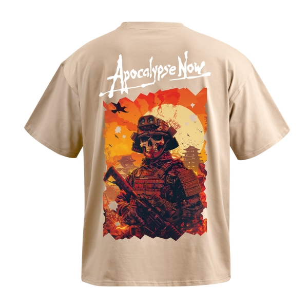 Футболка оверсайз Apocalypse Now Samurai. Колір Койот
