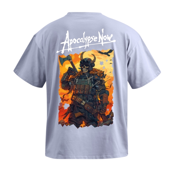 Футболка оверсайз Apocalypse Now Viking. Колір Сіро-Блакитний