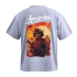 Футболка GIG (Apocalypse Now Samurai) Оверсайз. Сіро-Блакитний