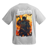 Футболка GIG (Apocalypse Now Viking) Оверсайз. Сірий