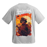 Футболка GIG (Apocalypse Now Samurai) Оверсайз. Сірий