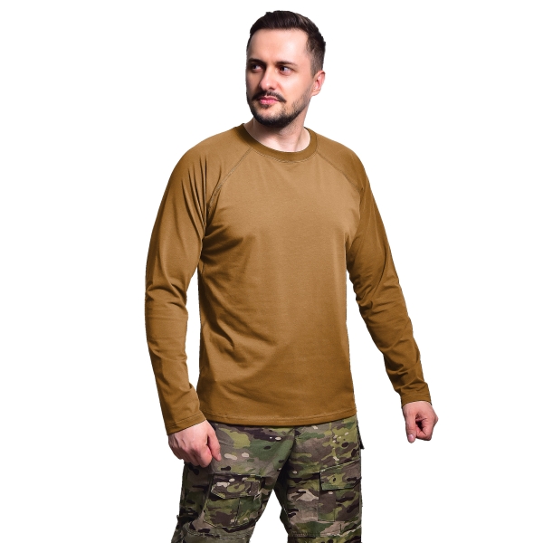 Кофта лонгслів Gig Military. Койот