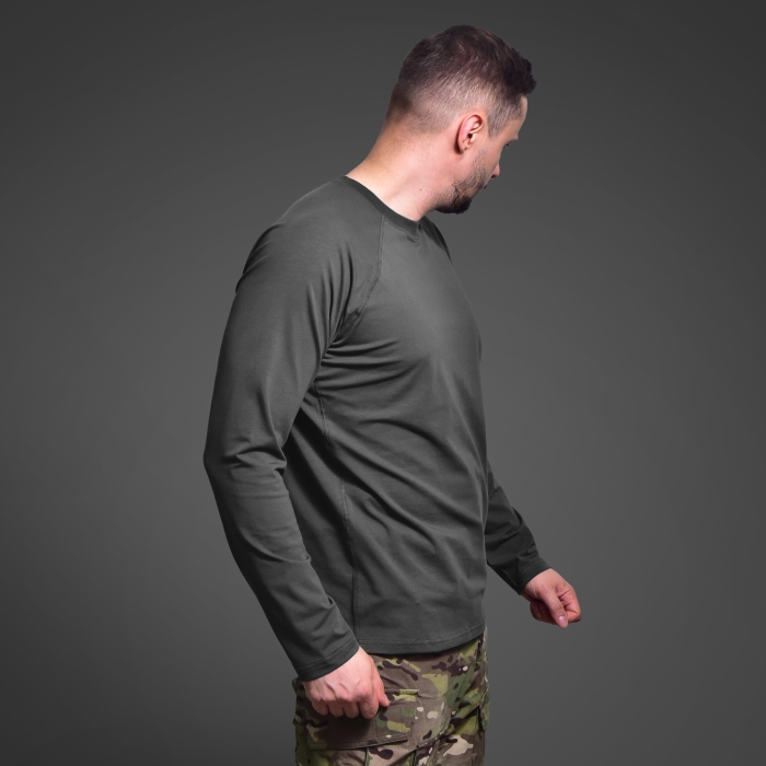 Кофта лонгслив Gig Military. Черный