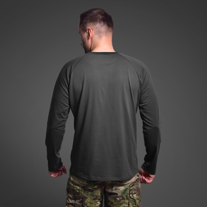 Кофта лонгслив Gig Military. Черный